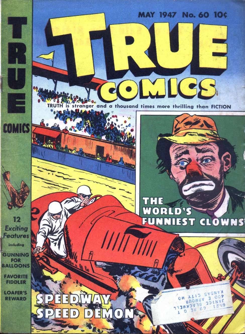 Book Cover For True Comics 60