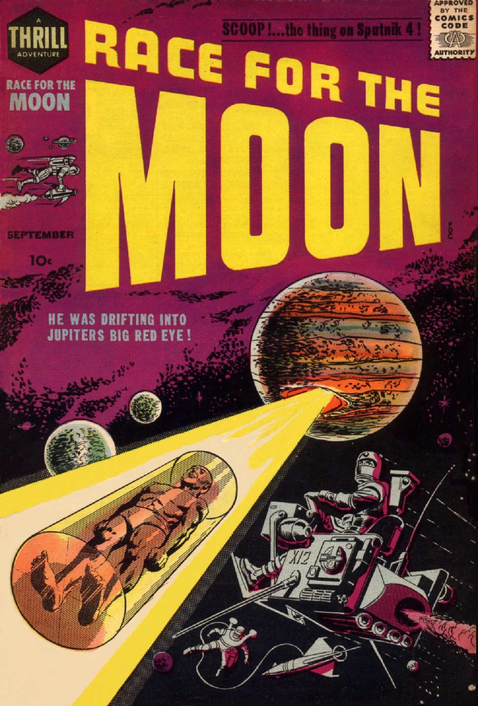 Comic Book Cover For Race for the Moon 2