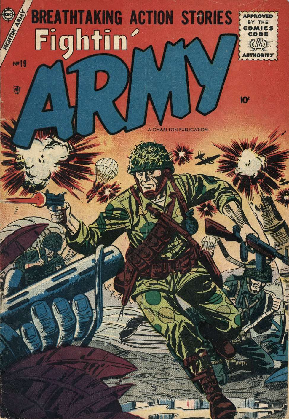 Comic Book Cover For Fightin' Army 19