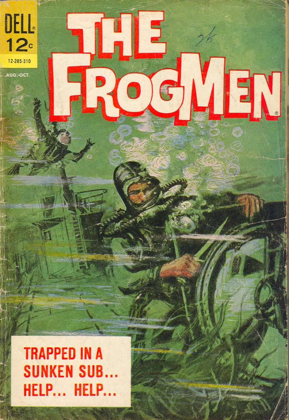 Book Cover For Frogmen 6