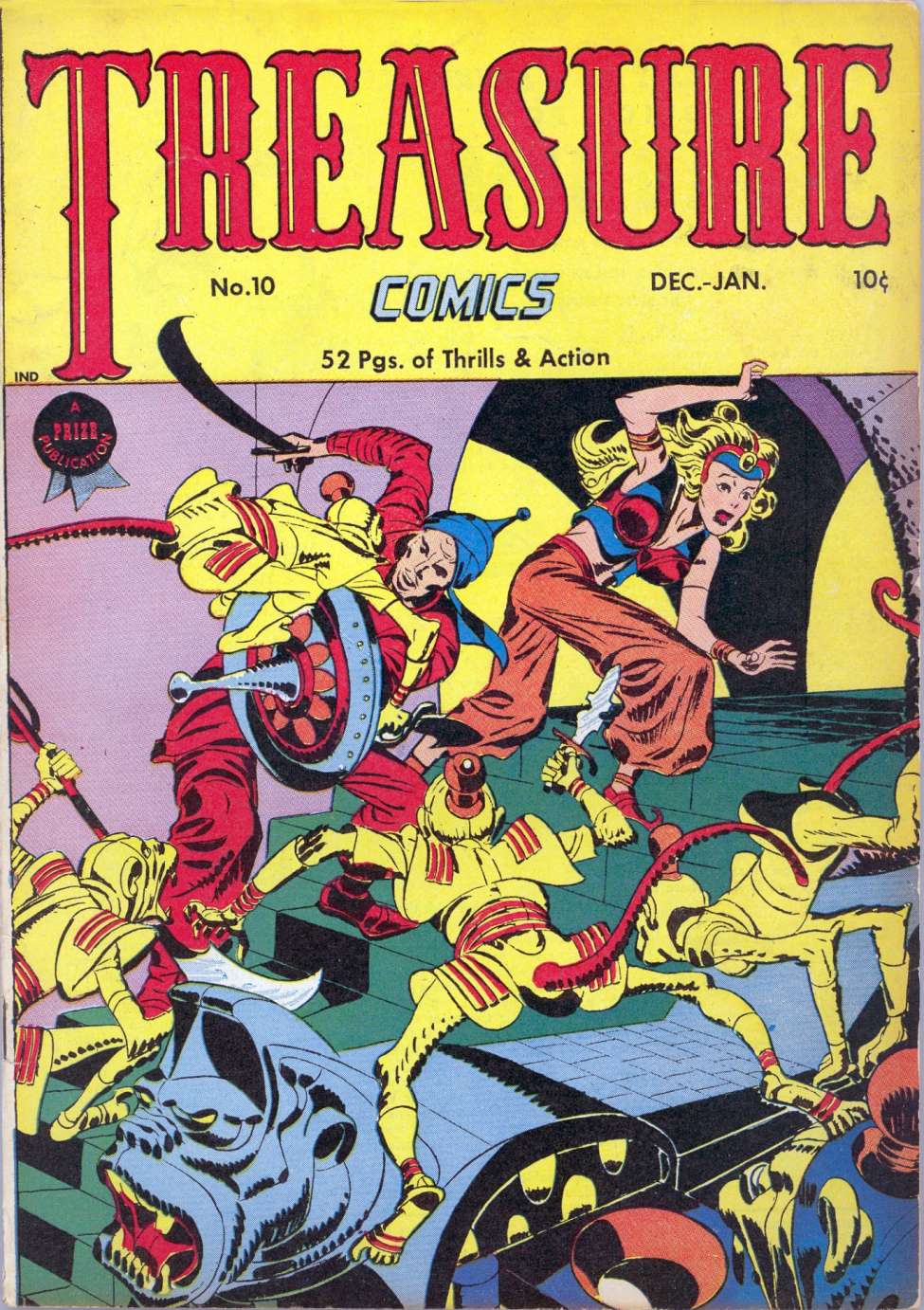 Comic Book Cover For Treasure Comics 10