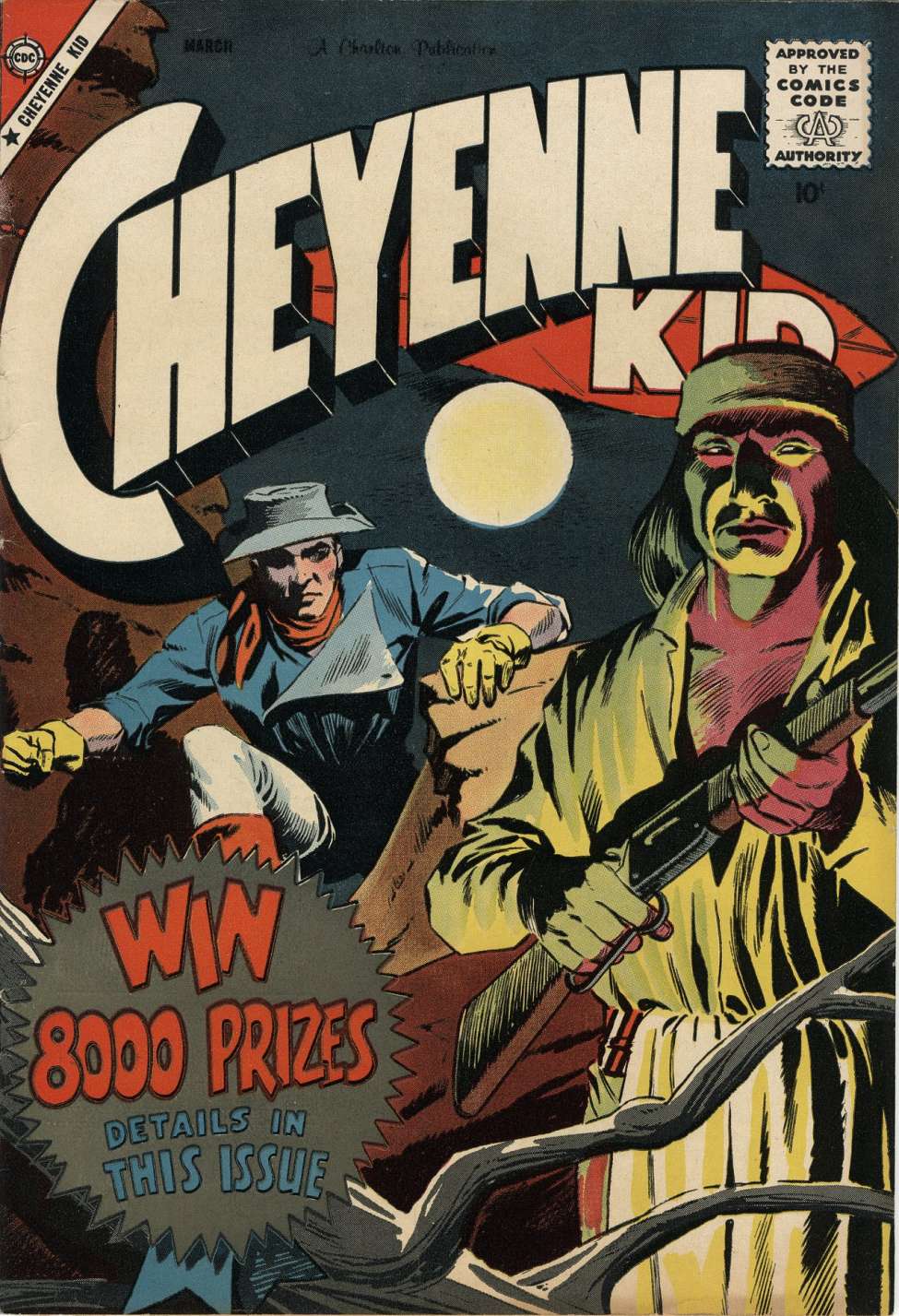 Comic Book Cover For Cheyenne Kid 16
