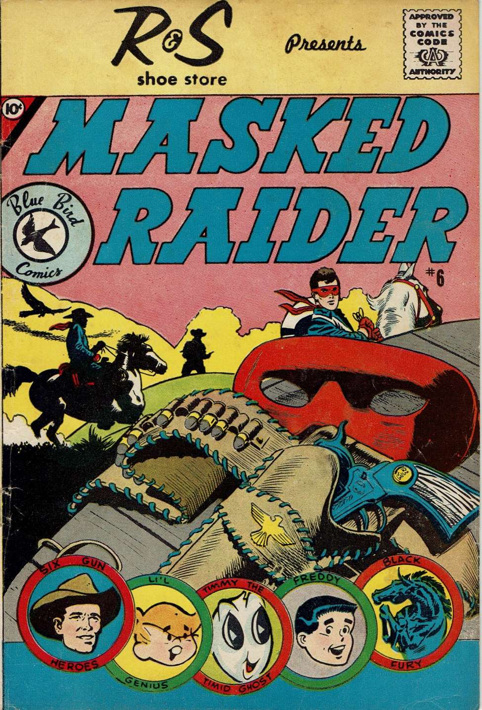 Comic Book Cover For Masked Raider 6 (Blue Bird)