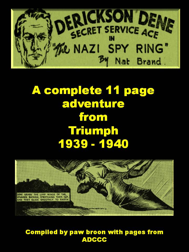 Book Cover For Derickson Dene in, Nazi Spy Ring