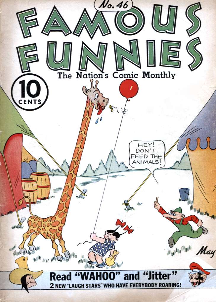 Book Cover For Famous Funnies 46