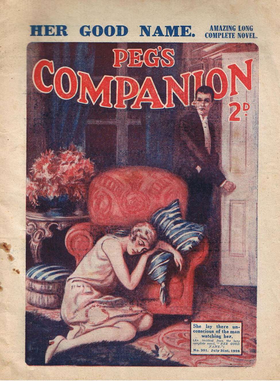 Book Cover For Peg's Companion 351