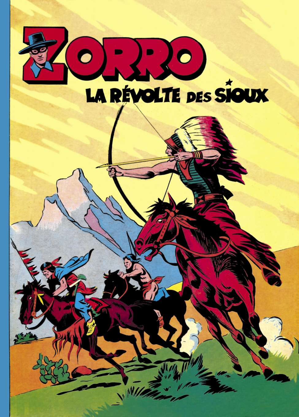 Comic Book Cover For Zorro - La Revolte des Sioux