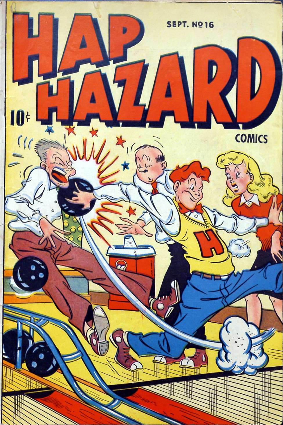 Book Cover For Hap Hazard Comics 16