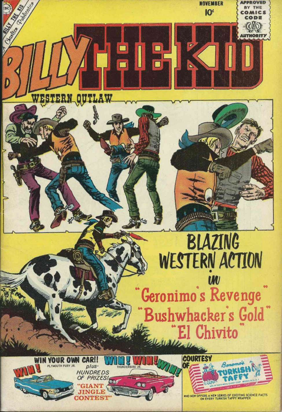 Comic Book Cover For Billy the Kid 25