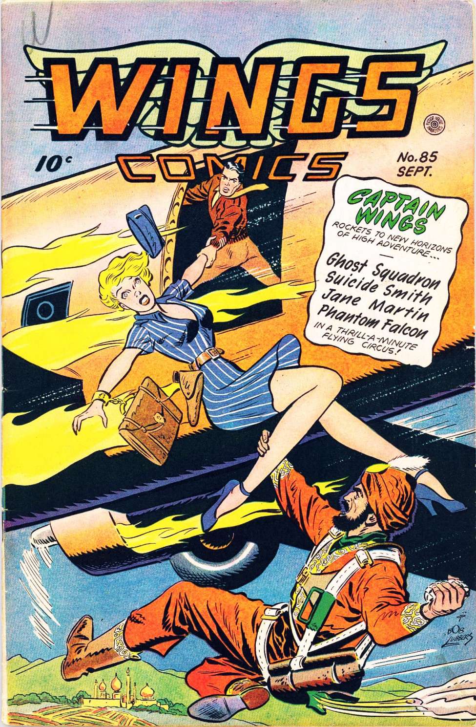 Comic Book Cover For Wings Comics 85