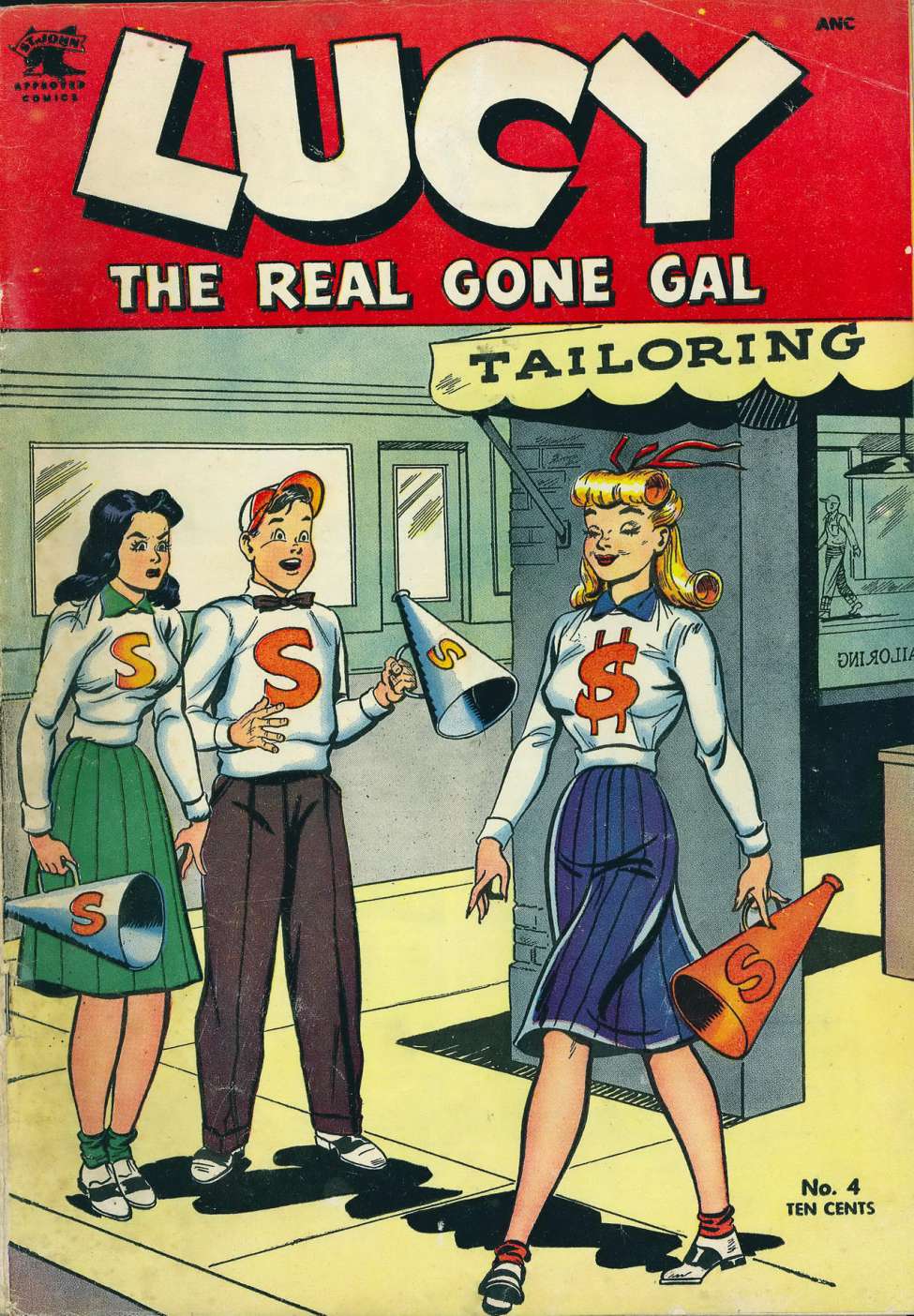 Comic Book Cover For Lucy, The Real Gone Gal 4