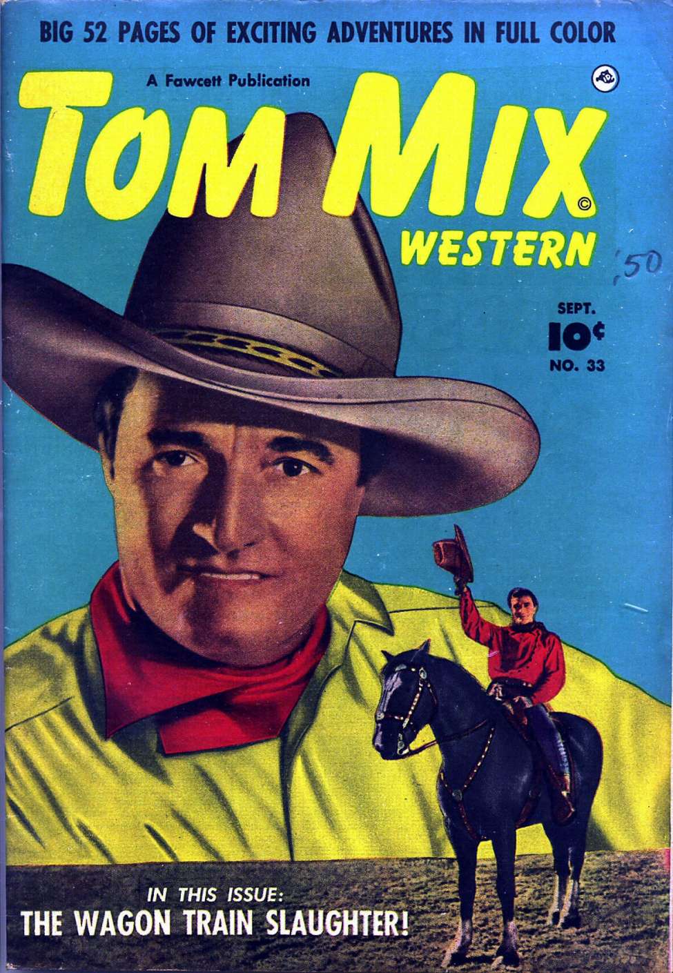 Comic Book Cover For Tom Mix Western 33 - Version 2
