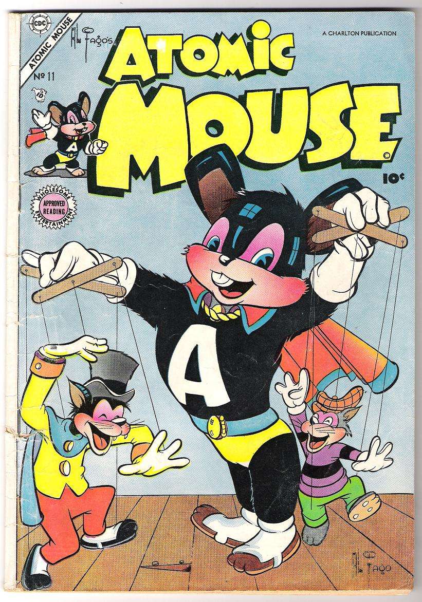 Comic Book Cover For Atomic Mouse 11