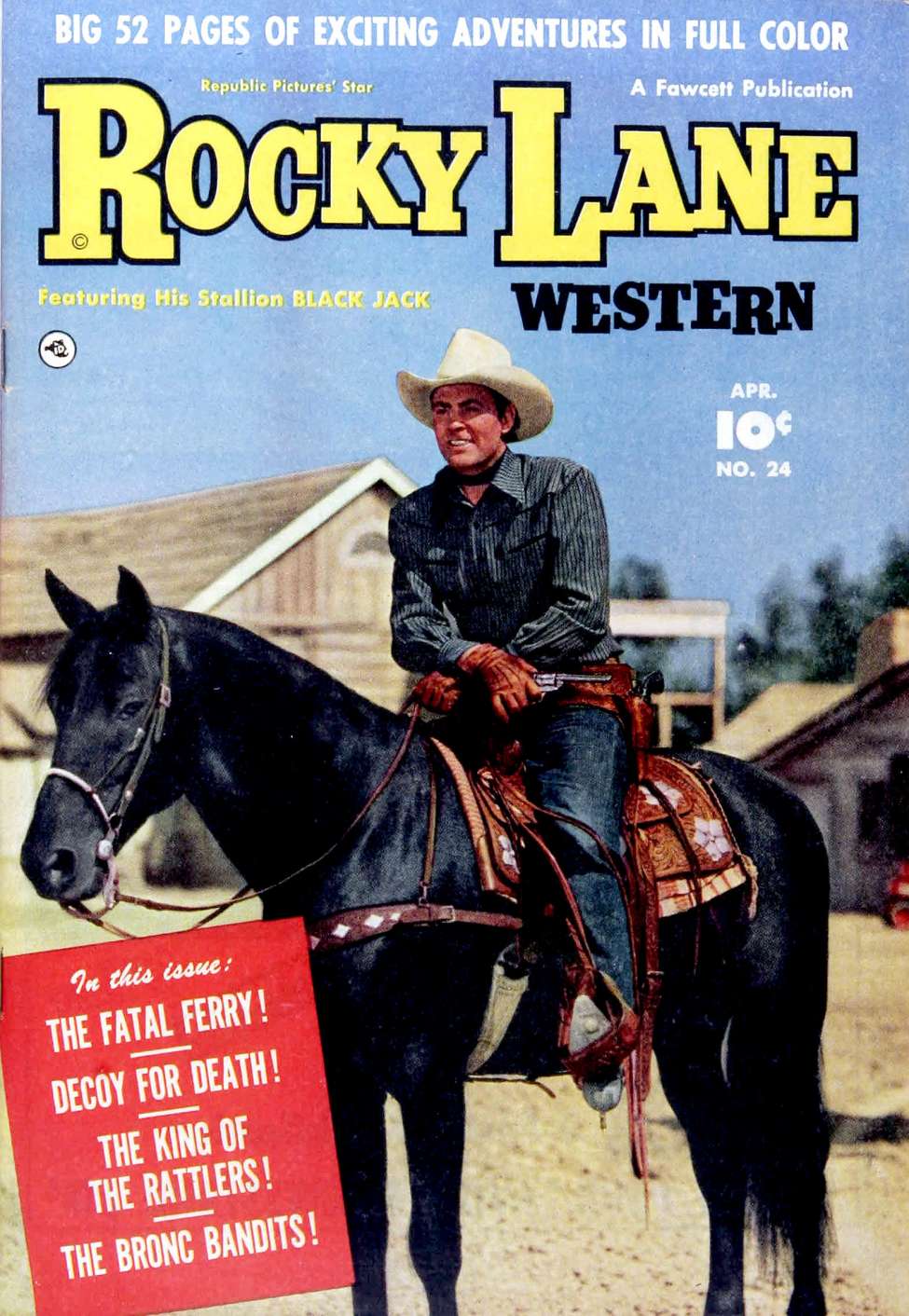 Book Cover For Rocky Lane Western 24 - Version 1