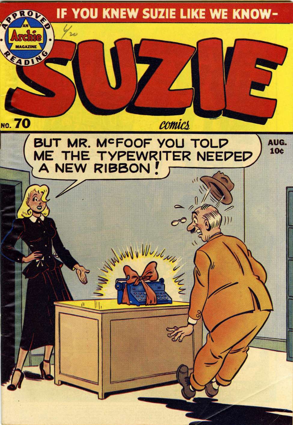 Book Cover For Suzie Comics 70