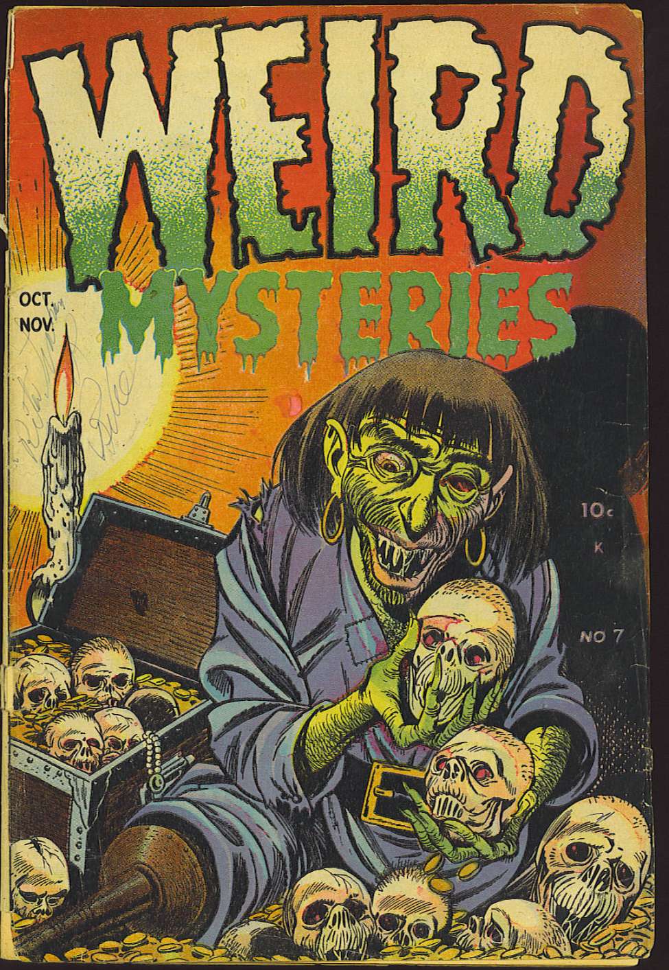 Book Cover For Weird Mysteries 7