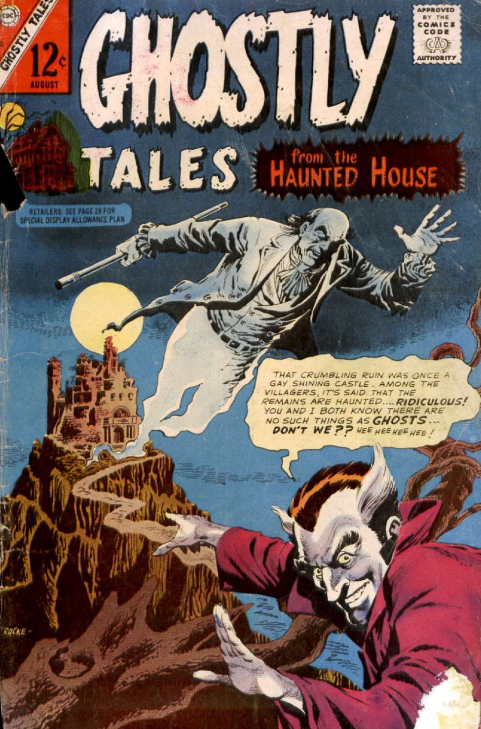 Comic Book Cover For Ghostly Tales 62
