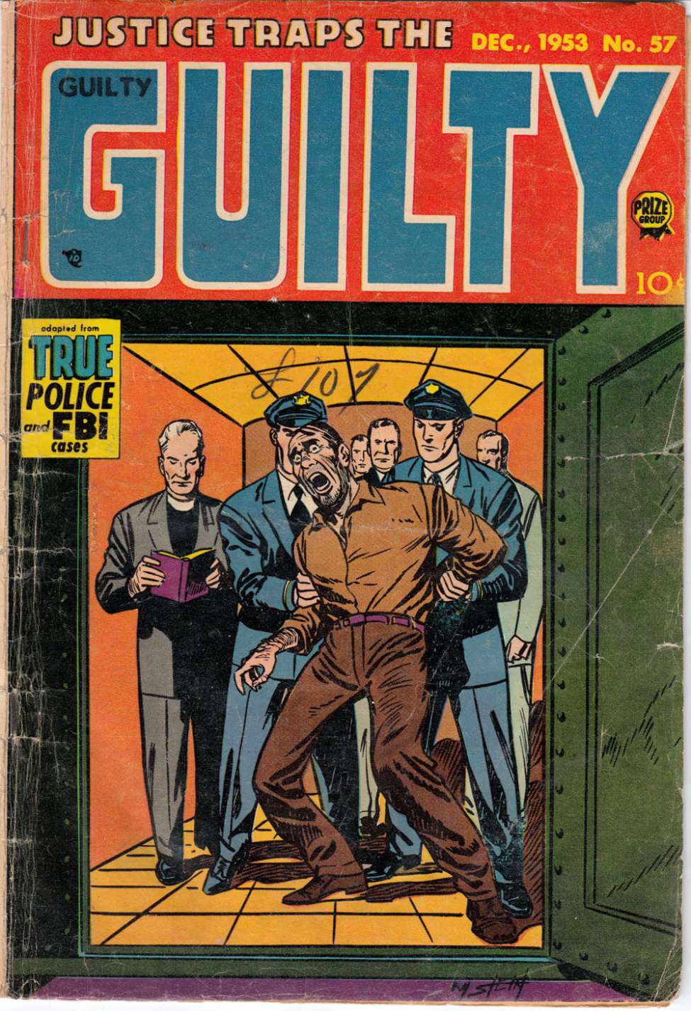 Comic Book Cover For Justice Traps the Guilty 57