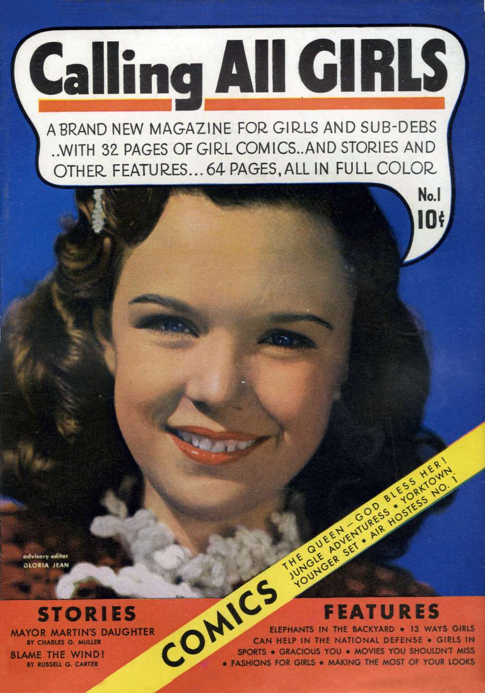 Comic Book Cover For Calling All Girls 1