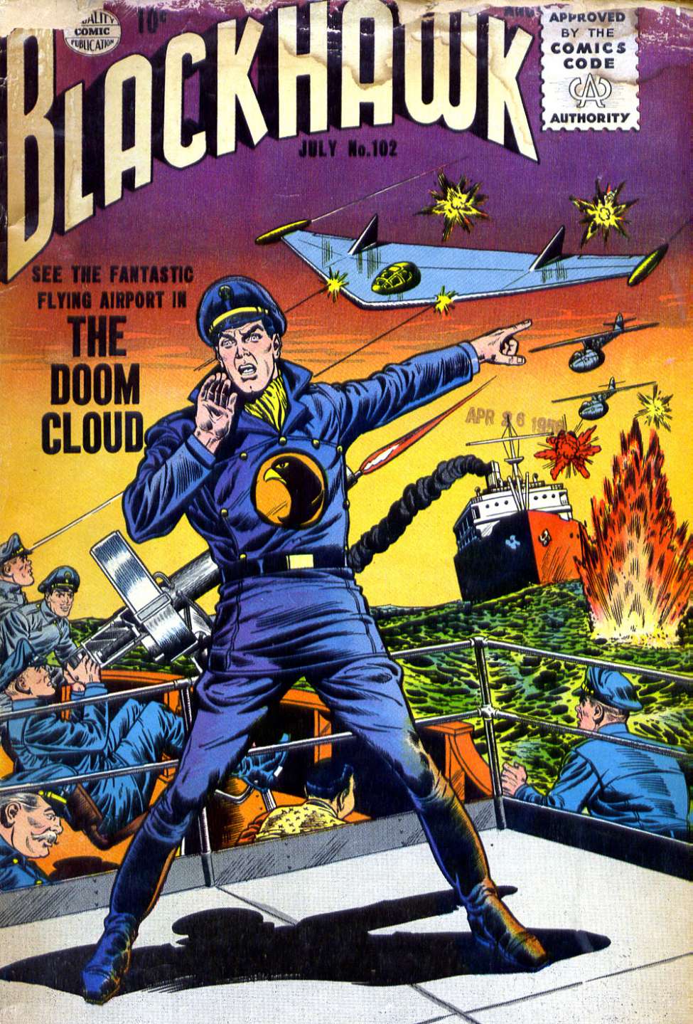 Comic Book Cover For Blackhawk 102 - Version 1