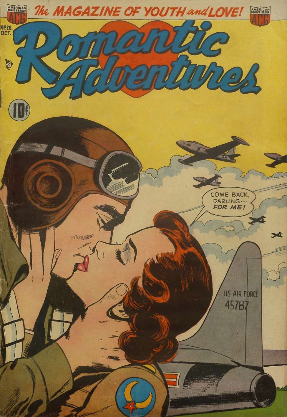 Comic Book Cover For Romantic Adventures 26 - Version 2