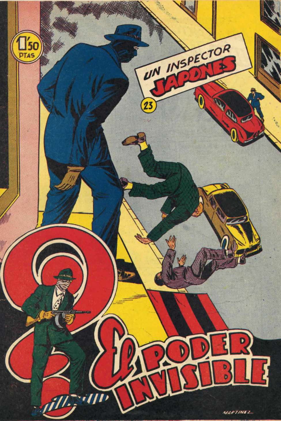 Comic Book Cover For El Poder Invisible 23 - Un inspector japonés