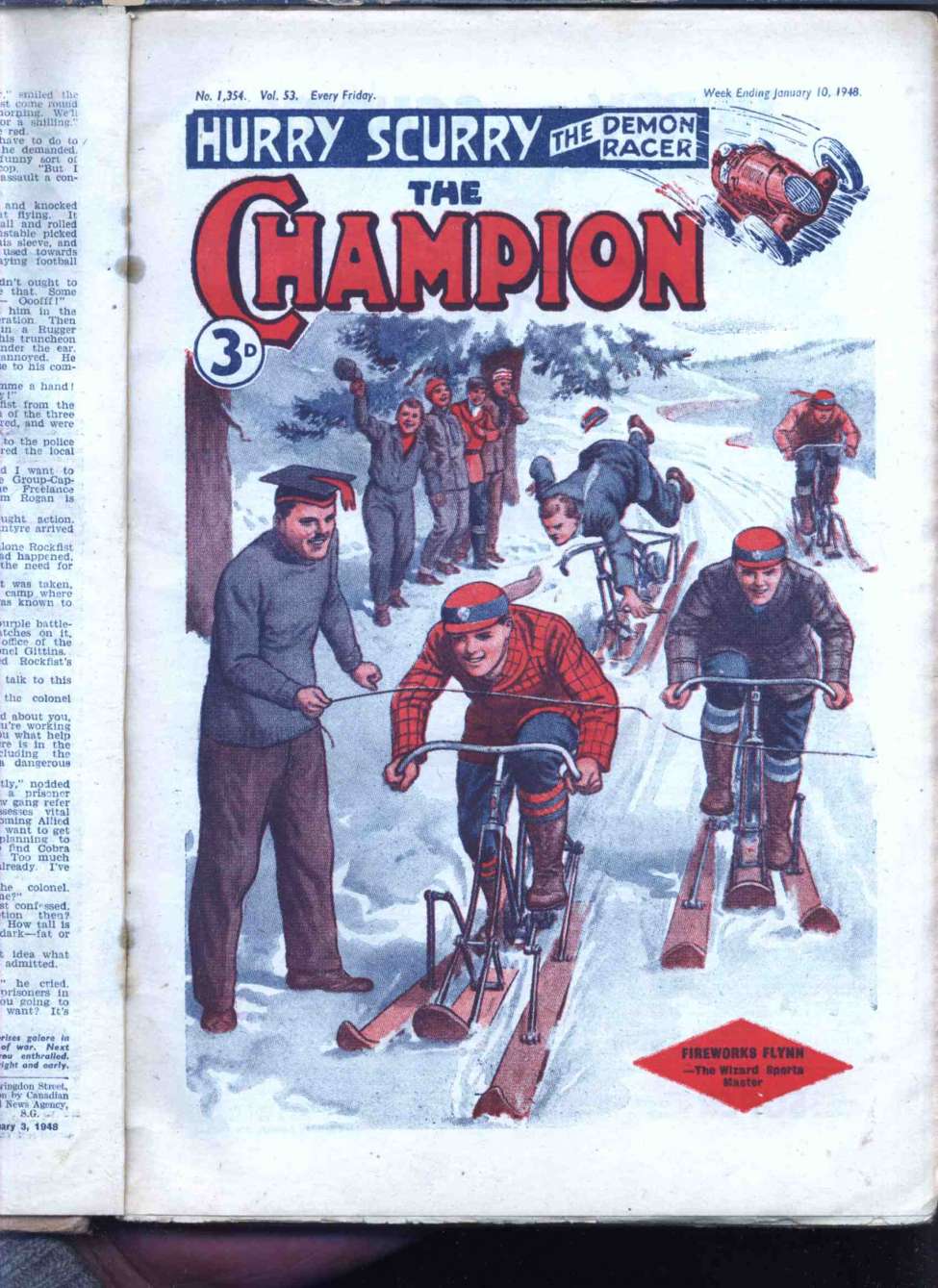 Comic Book Cover For The Champion 1354