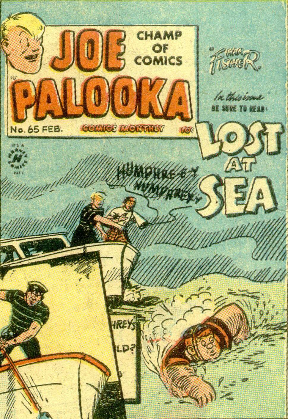 Comic Book Cover For Joe Palooka Comics 65