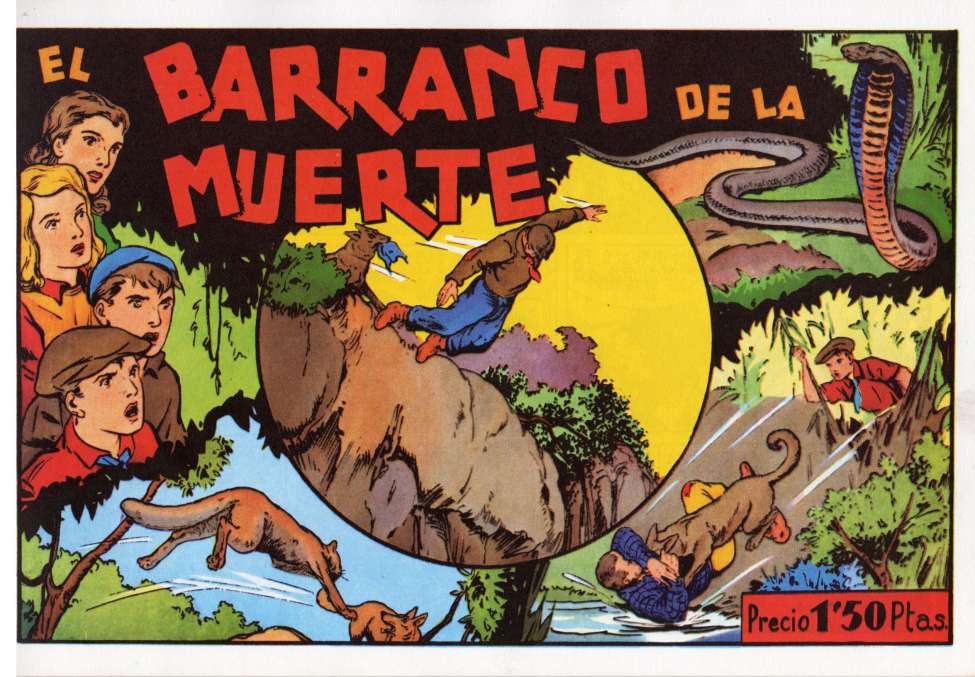 Comic Book Cover For Aventuras de Juan y Luis 6 - El Barranco de la Muerte