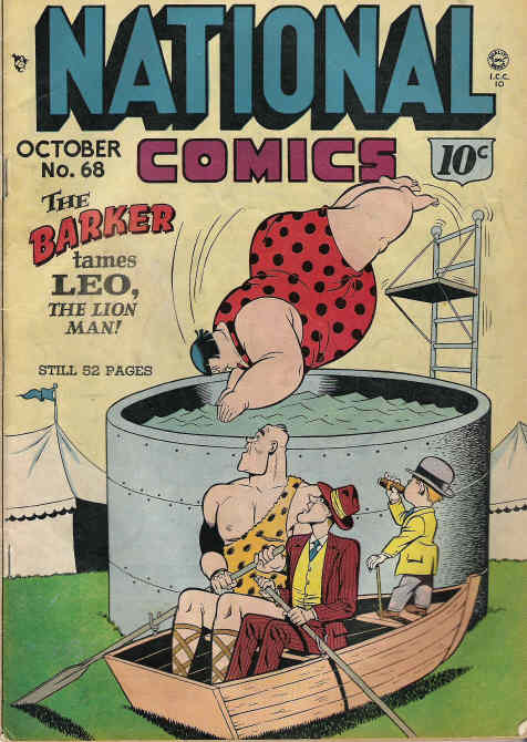 Comic Book Cover For National Comics 68