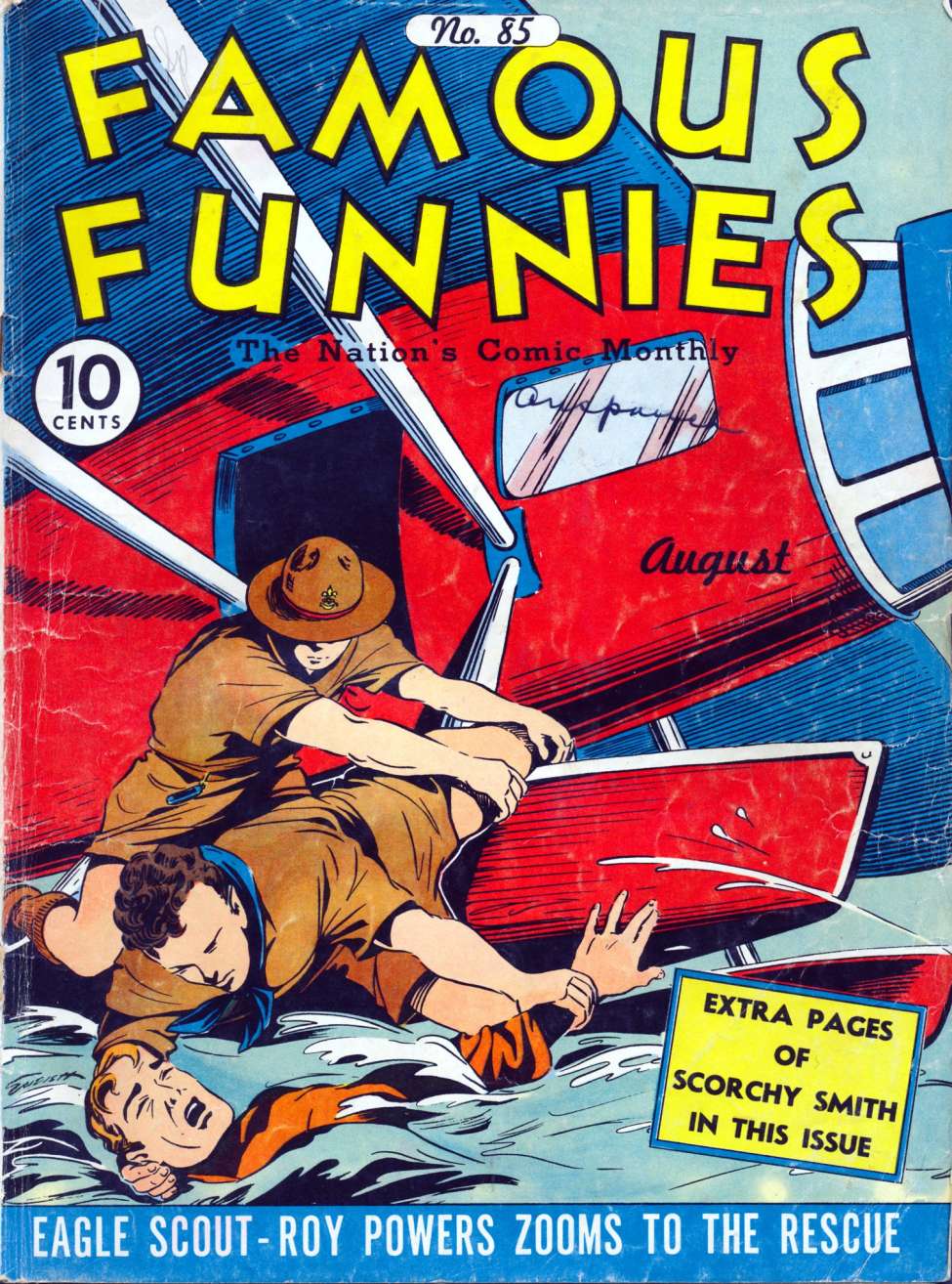 Book Cover For Famous Funnies 85 (alt) - Version 2