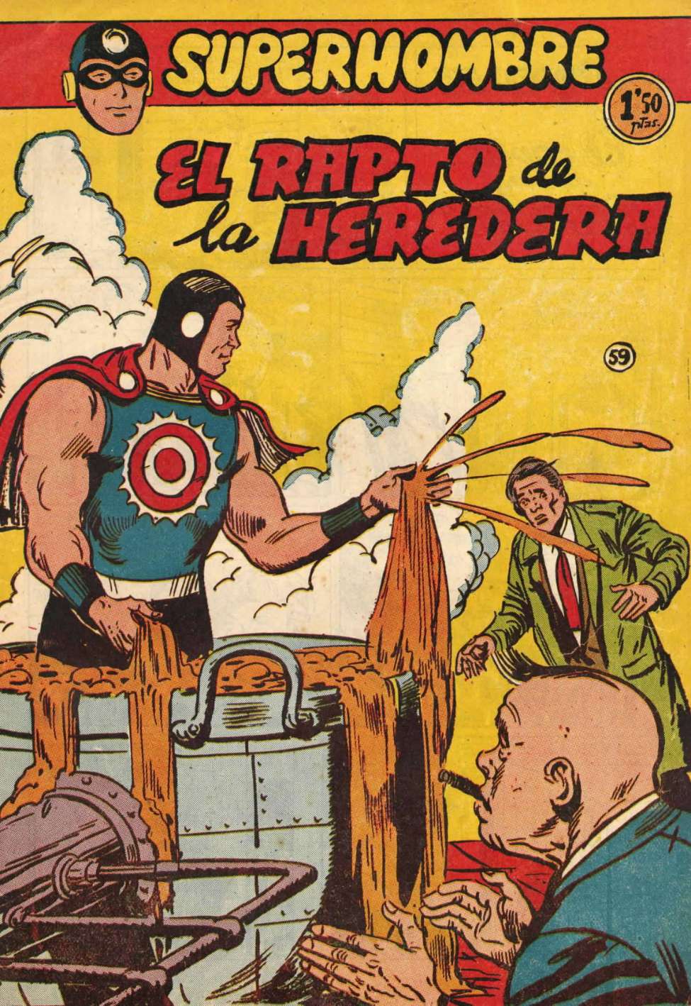Book Cover For SuperHombre 59 El rapto de la heredera