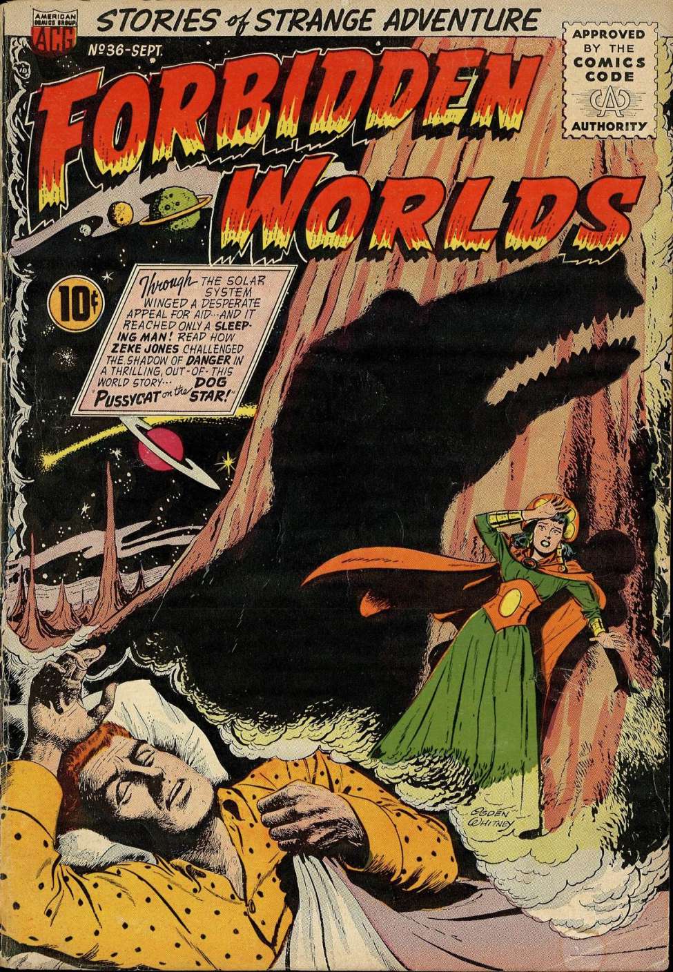 Book Cover For Forbidden Worlds 36