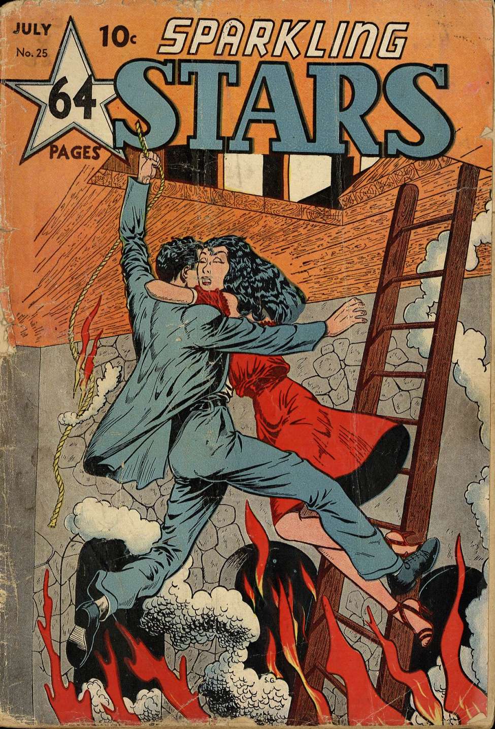 Comic Book Cover For Sparkling Stars 25 - Version 1