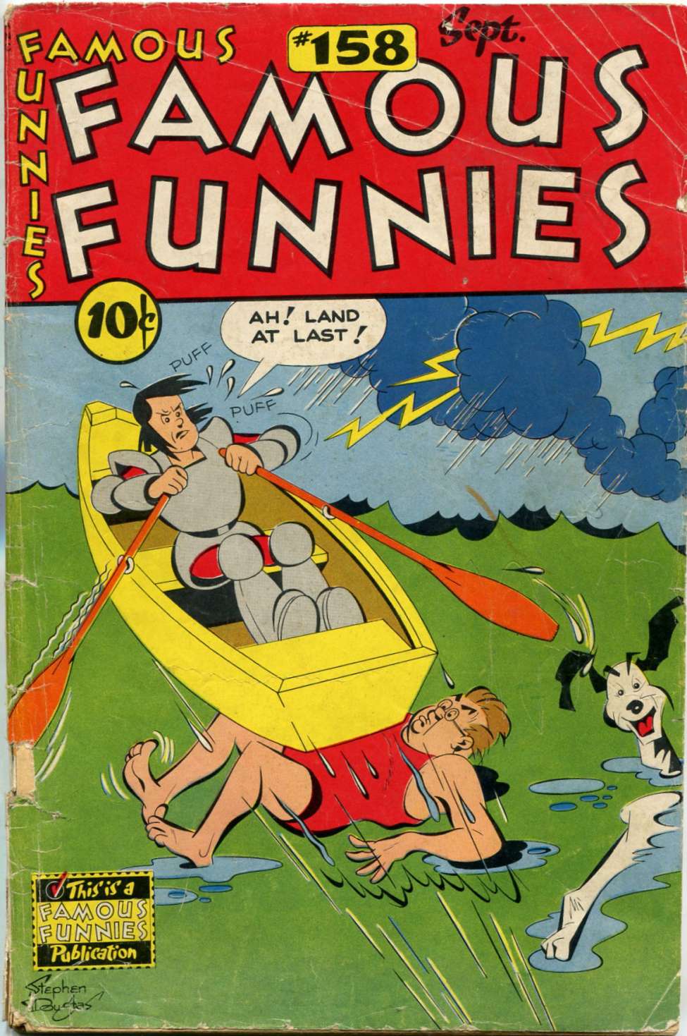 Comic Book Cover For Famous Funnies 158 - Version 2