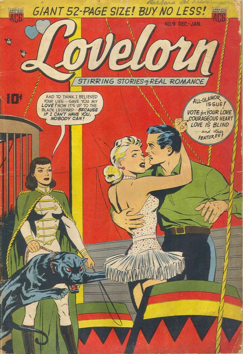 Comic Book Cover For Lovelorn 9