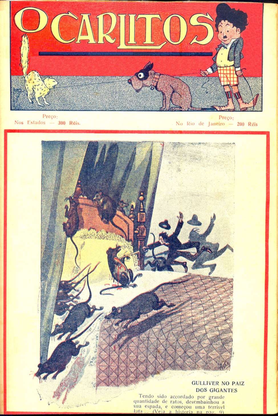 Book Cover For O Carlitos - Gúliver no país dos gigantes, 1921