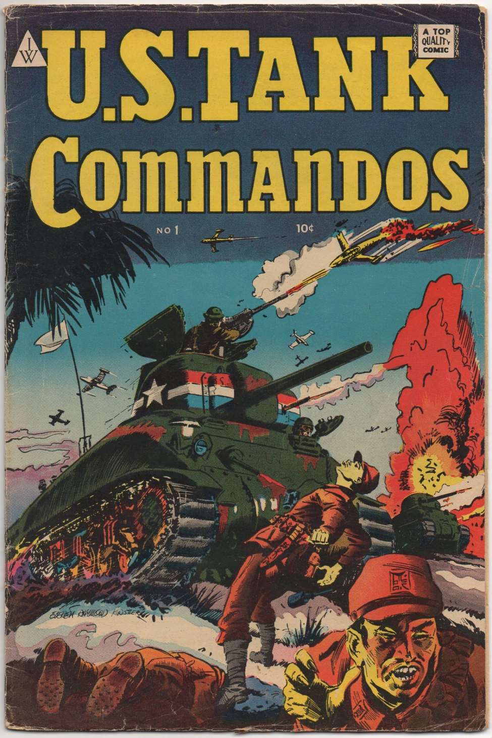 Comic Book Cover For U.S. Tank Commandos 1
