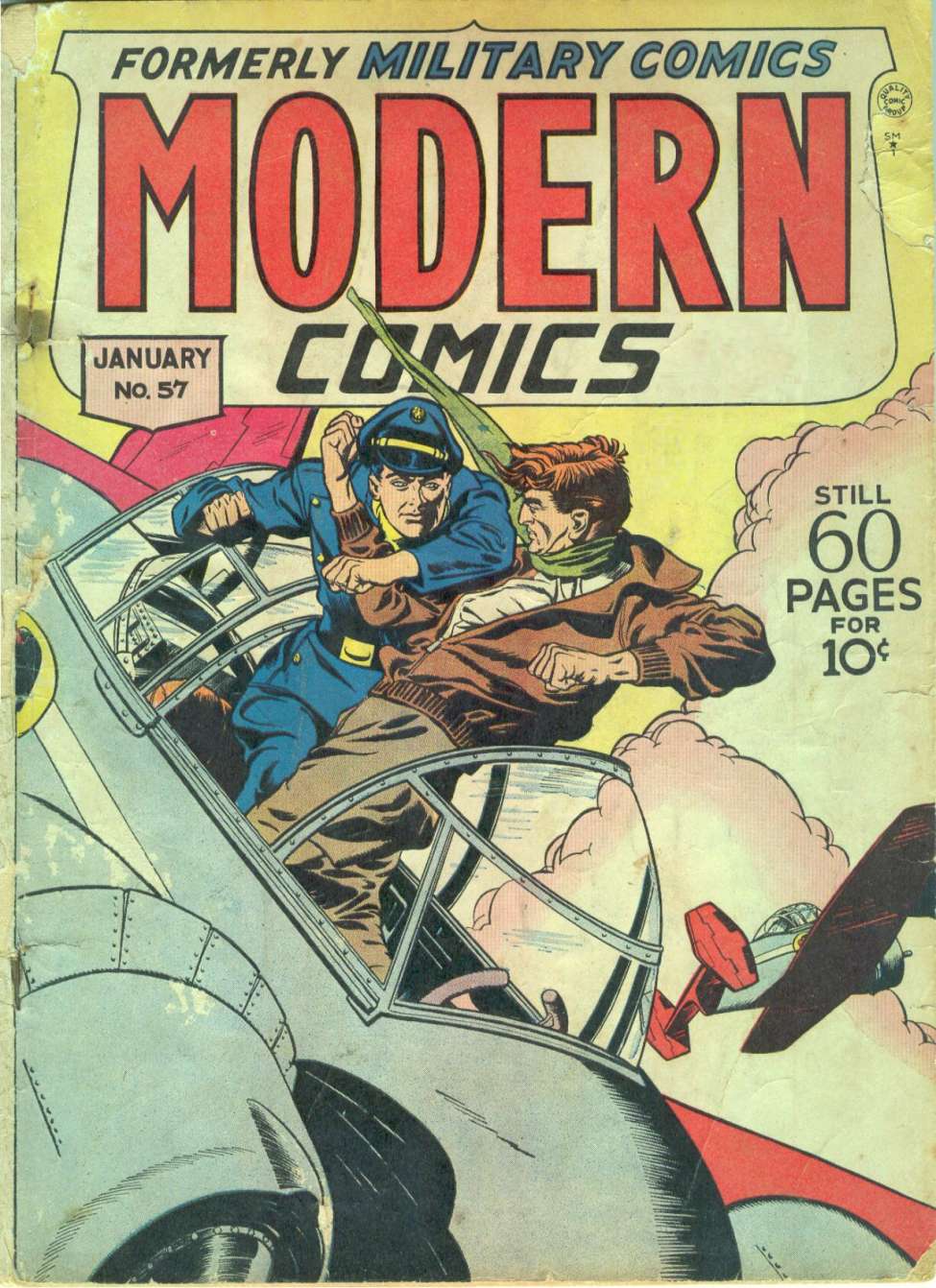 Comic Book Cover For Modern Comics 57