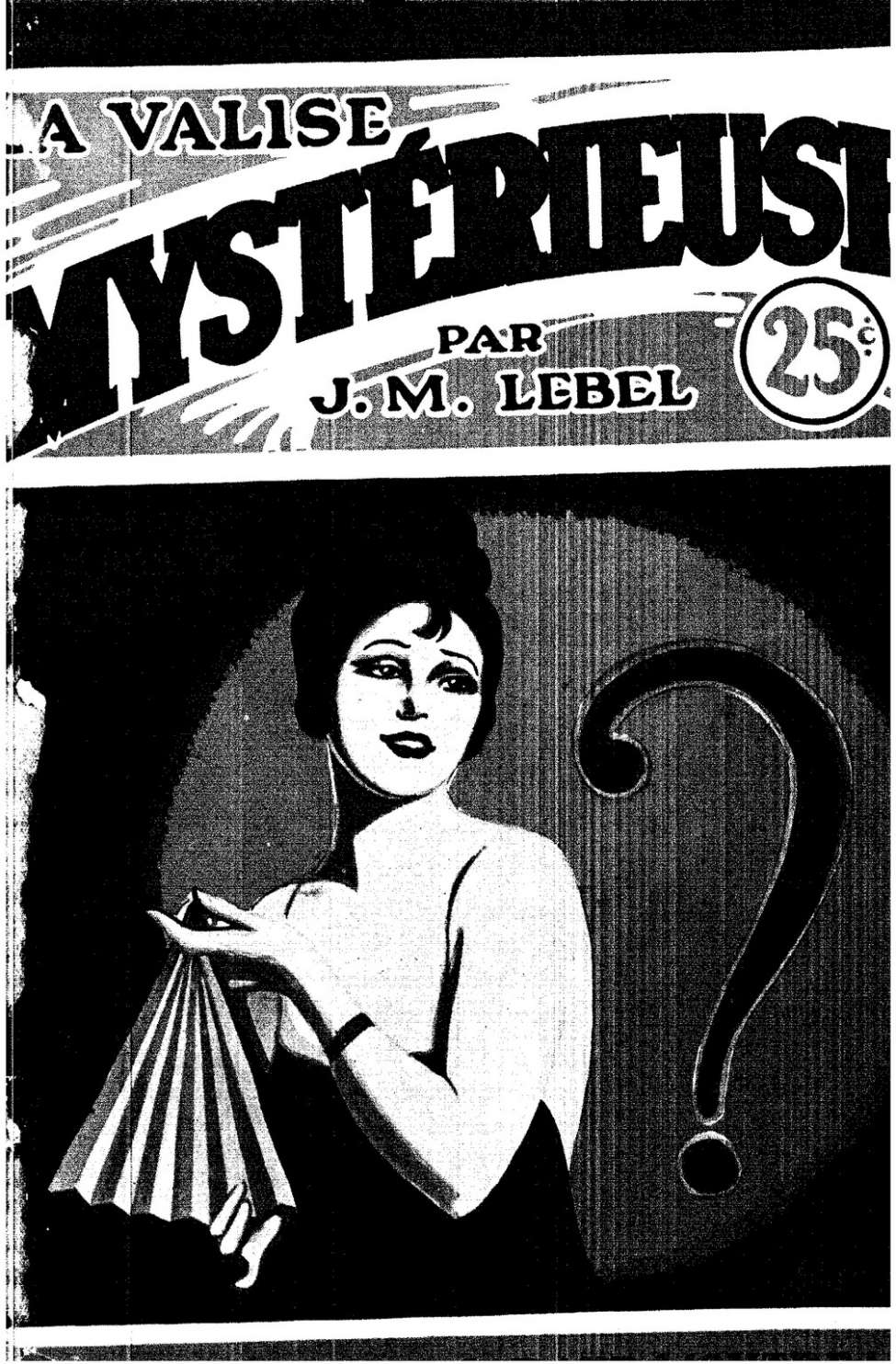 Book Cover For Le Roman Canadien 68 - La valise mystérieuse