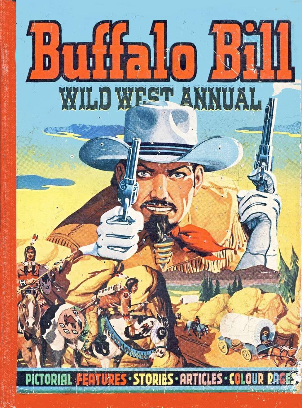 Comic Book Cover For Buffalo Bill Wild West Annual 1951