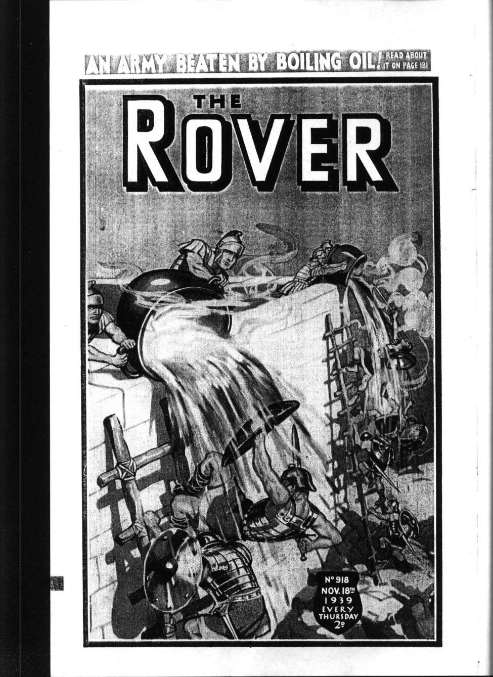 Comic Book Cover For The Rover 918