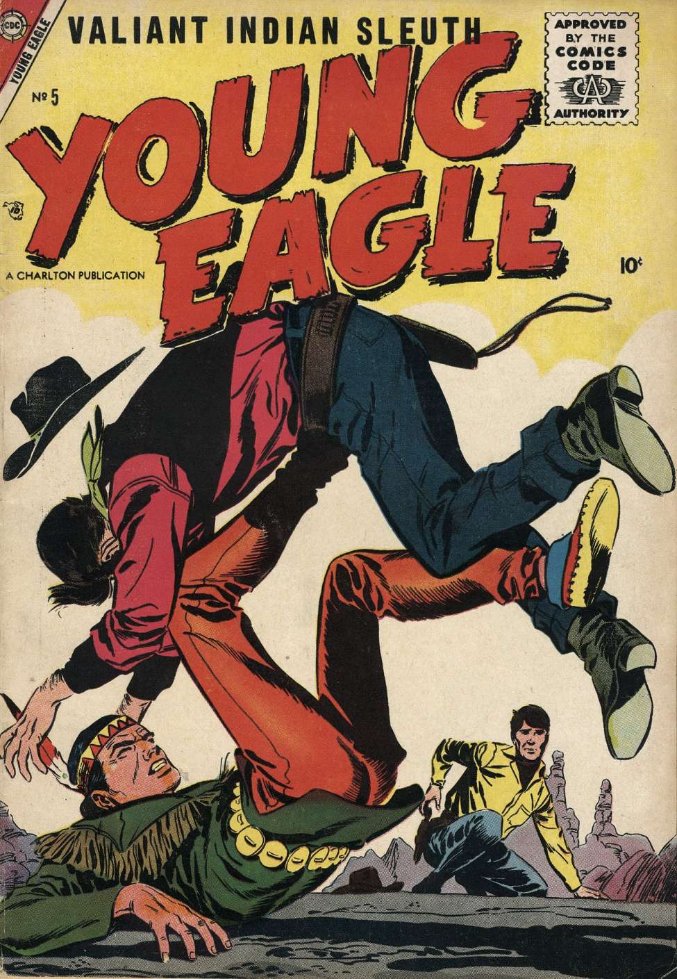 Comic Book Cover For Young Eagle 5