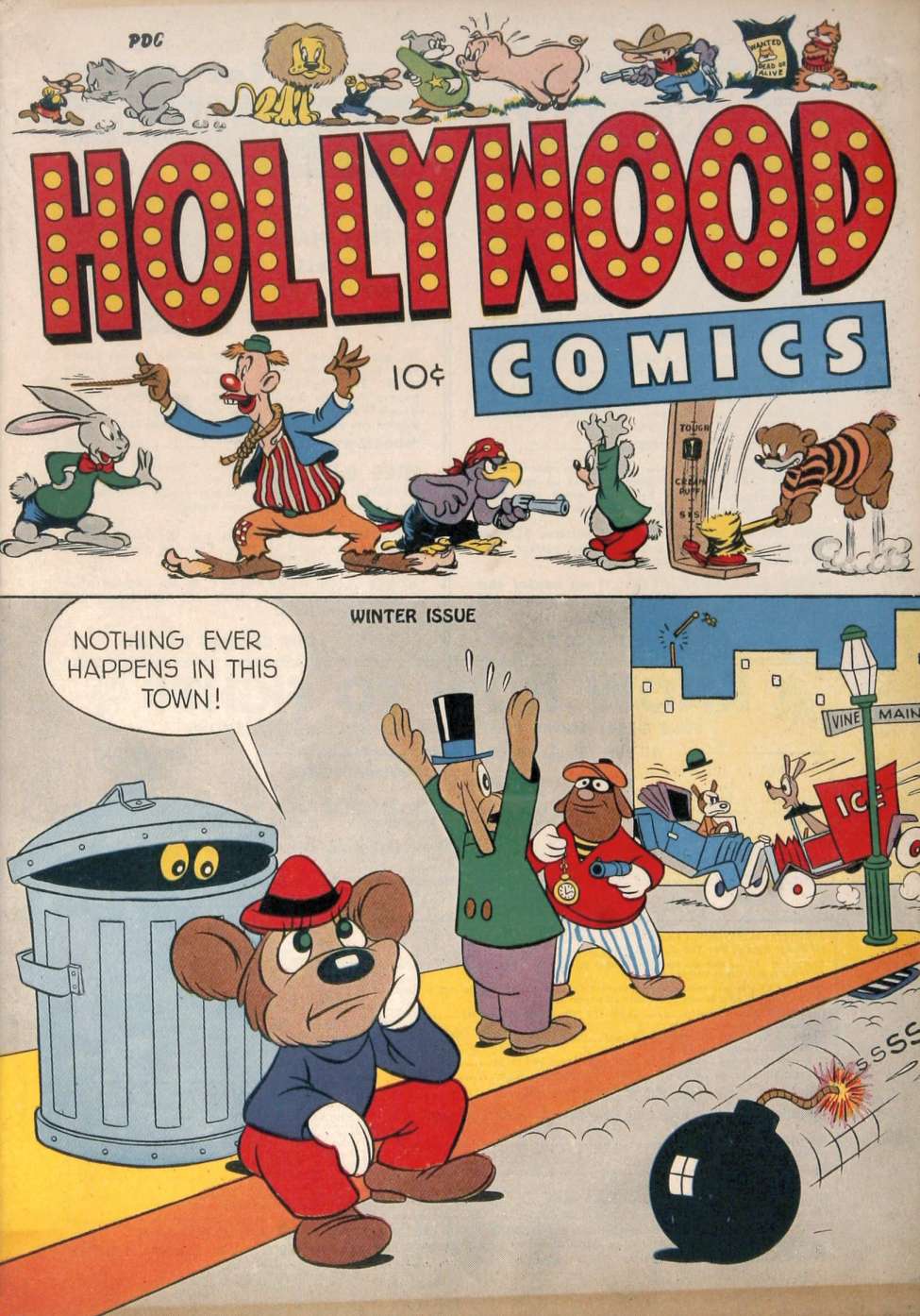 Comic Book Cover For Hollywood Comics 1