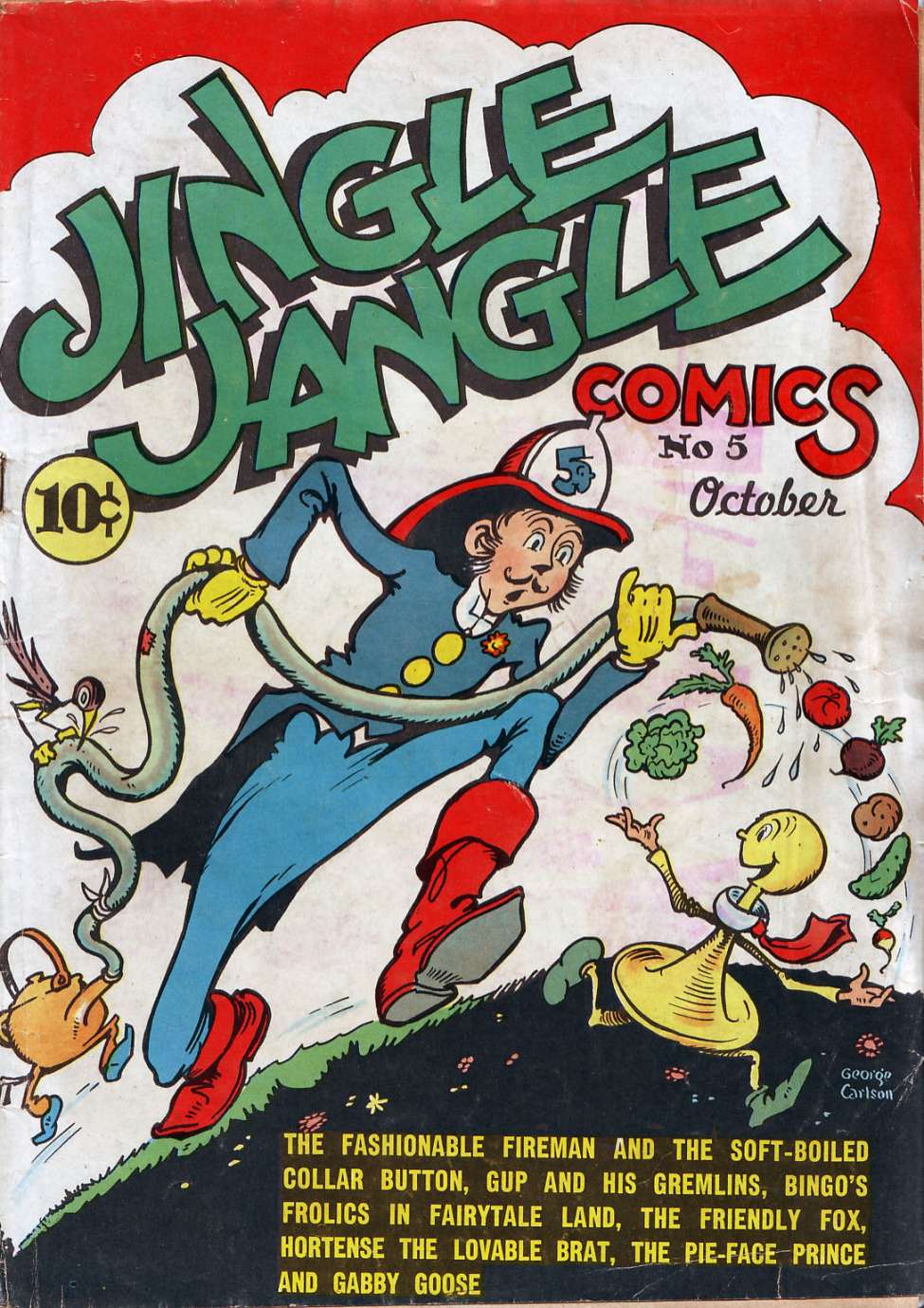 Comic Book Cover For Jingle Jangle Comics 5 (inc)
