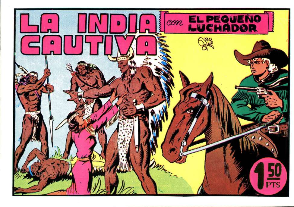 Comic Book Cover For El Pequeno Luchador 9 - La India Cautiva