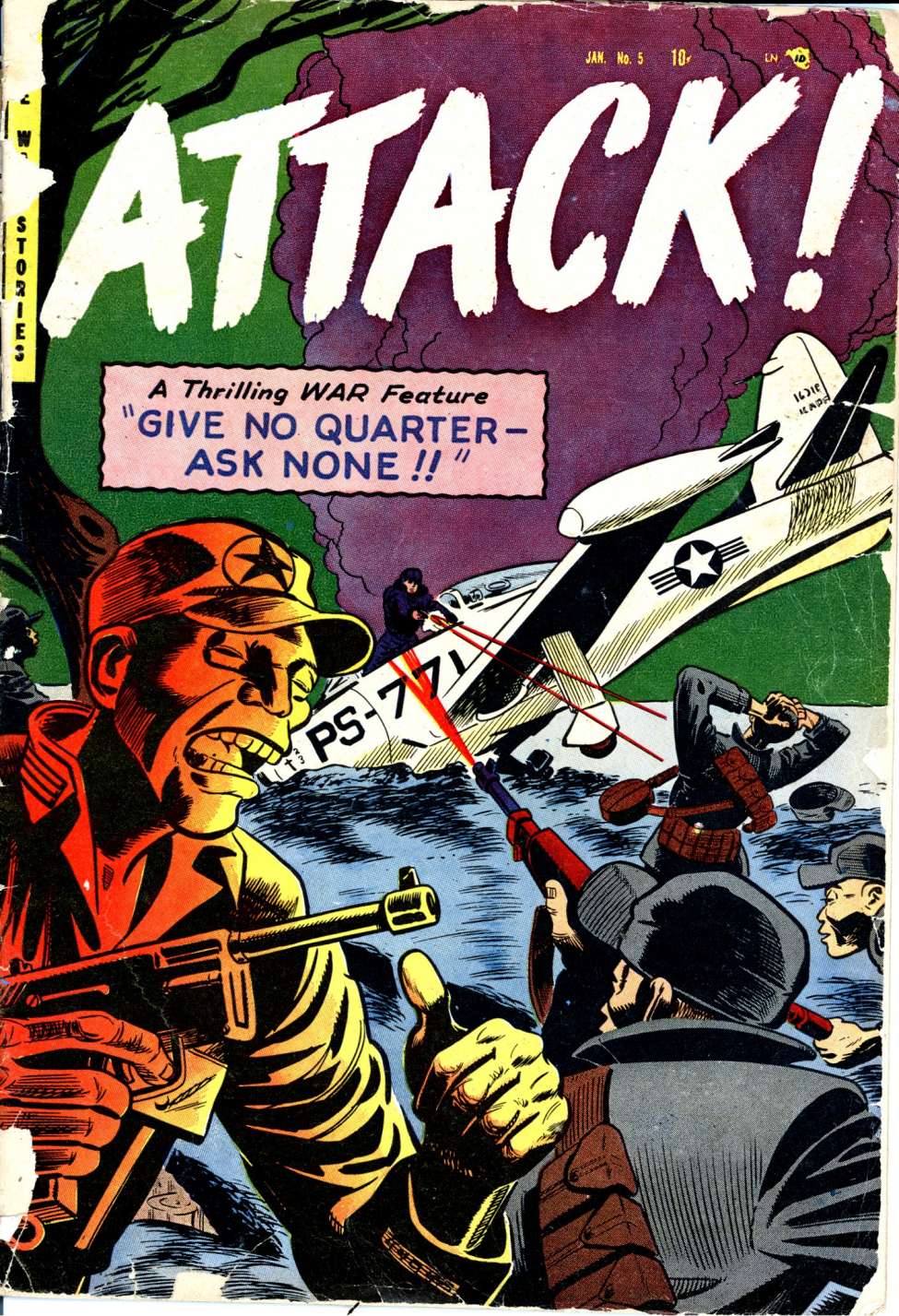 Comic Book Cover For Attack! 5