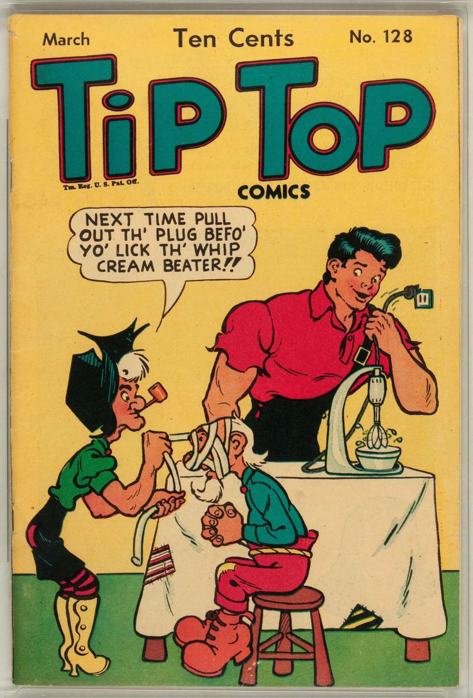 Comic Book Cover For Tip Top Comics 128