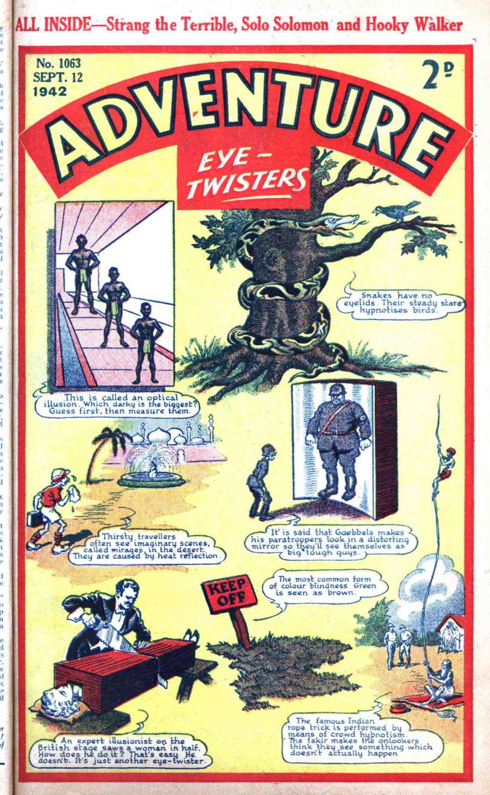 Comic Book Cover For Adventure 1063