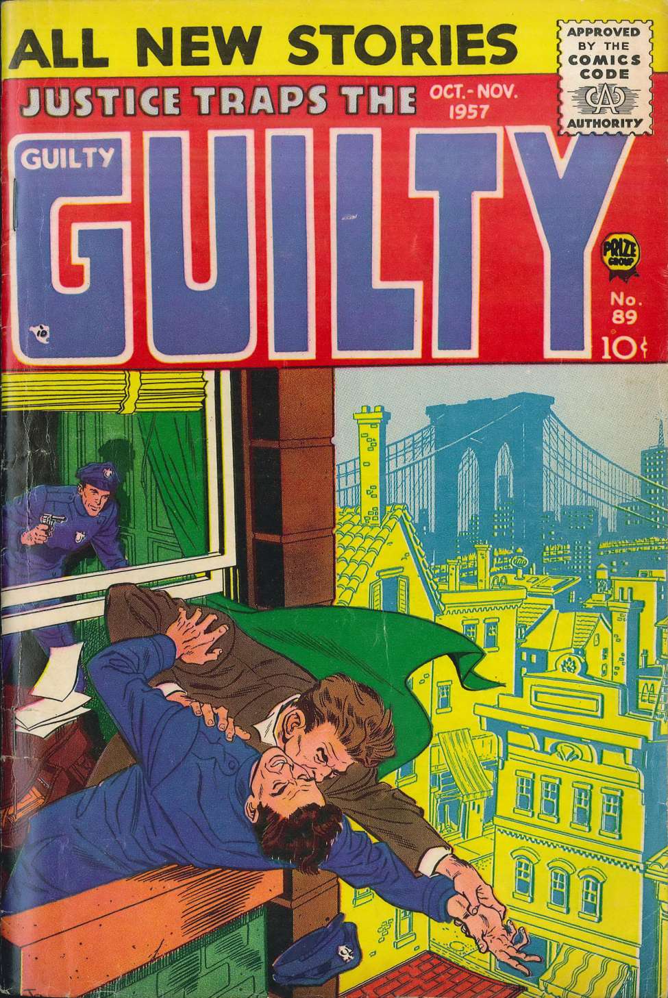 Comic Book Cover For Justice Traps the Guilty 89